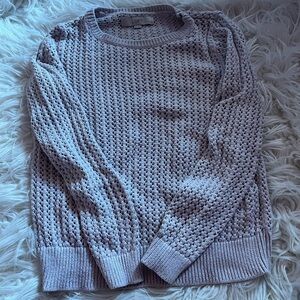 LOFT Textured Open Stitch Sweater Size SP